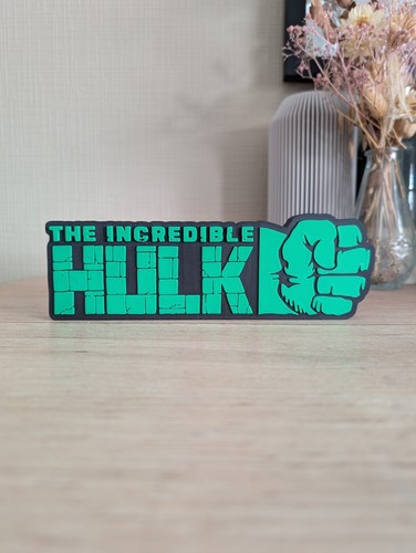 Logo hulk marvel - hulk, 3d
